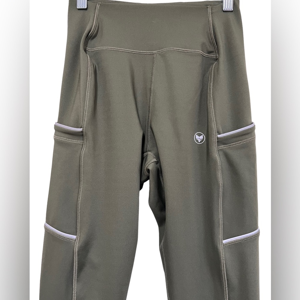 Alpha Forward Leggings Green Medium - Picture 4 of 9
